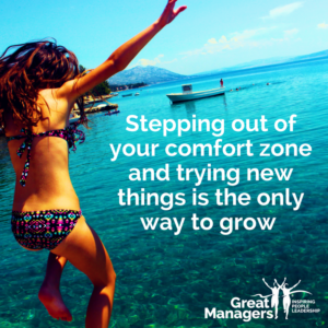 Build confidence by taking small steps outside your comfort zone