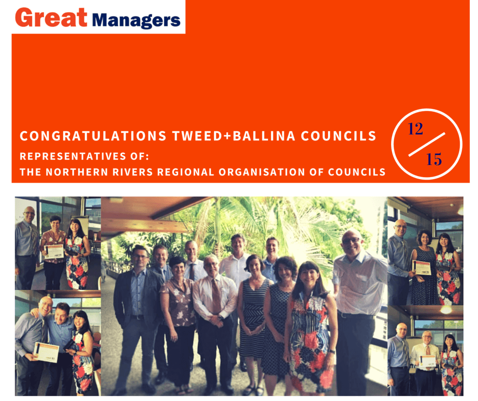 tweed,ballina,council,case study,graduation,leadership,noroc,council merge